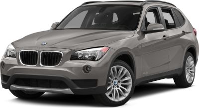 Front and side view with kidney grille and alloy wheels
