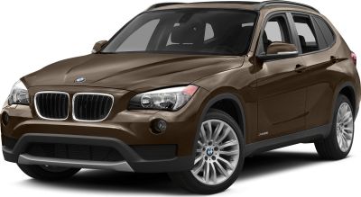 Front-side view of SUV with kidney grille and alloy wheels