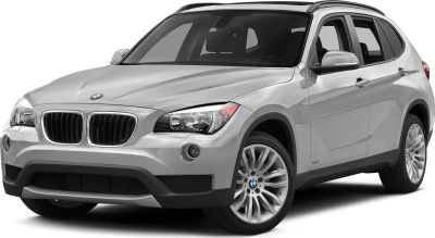Silver compact SUV front three-quarter view with kidney grille and alloy wheels
