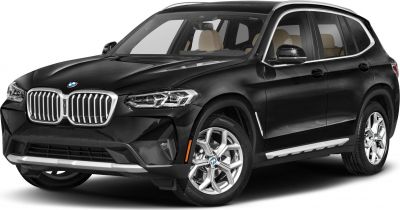 2022 BMW X3 (G01 LCI, facelift 2021) 3/4 front-left view