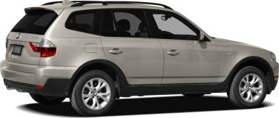 Compact luxury SUV rear and side view with alloy wheels