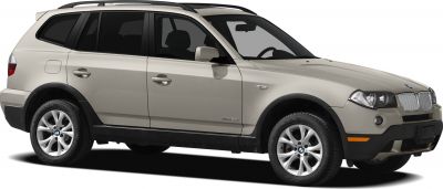 Front-side exterior view of mid-2000s SUV with alloy wheels