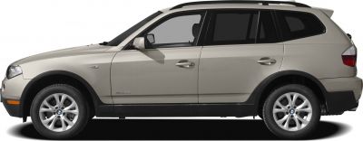 Side view of an SUV with alloy wheels