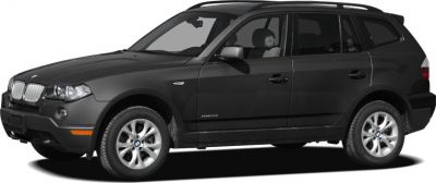 Black SUV side profile with alloy wheels and roof rails