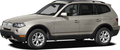 Silver mid-size SUV with roof rails and alloy wheels side profile.