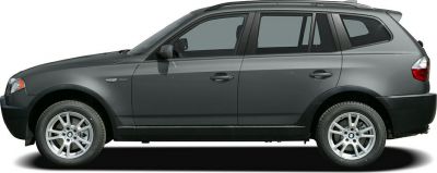 Side profile of SUV with alloy wheels and roof rails