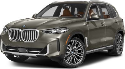 Front exterior view with updated grille and alloy wheels of luxury mid-size SUV.