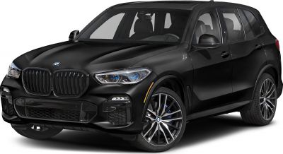 Luxury SUV with prominent grille and stylish multi-spoke alloy wheels