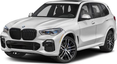 Front grille and alloy wheel design of an SUV.