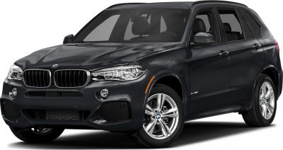 Luxury SUV front side view with kidney grille and alloy wheels