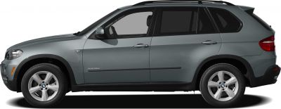 Side profile view showing alloy wheels and roof rails.