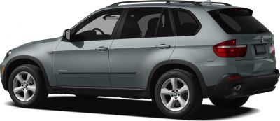 SUV side profile with alloy wheels and roof rails