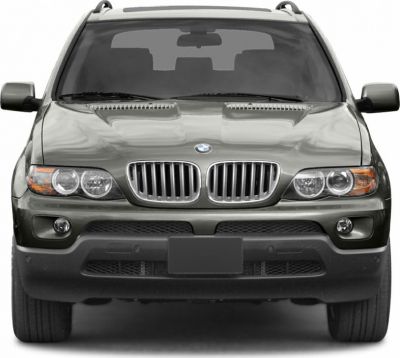 Front view with BMW kidney grilles and quad round headlights