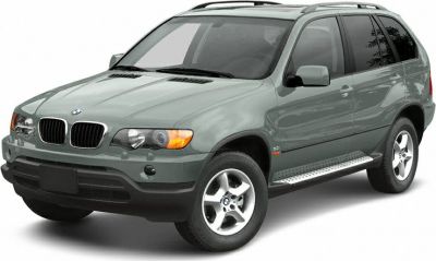 SUV front side view with alloy wheels, roof rails, and side step