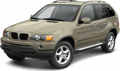 Front-side view of SUV with running boards and alloy wheels