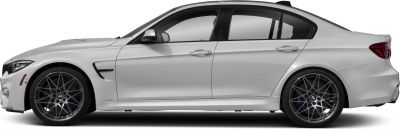 Side profile with multi-spoke wheels and rear spoiler