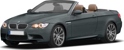 Convertible with open roof and sporty alloy wheels