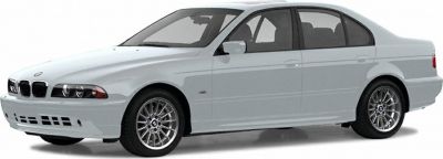 Side front view of a luxury sedan with distinctive grille and alloy wheels