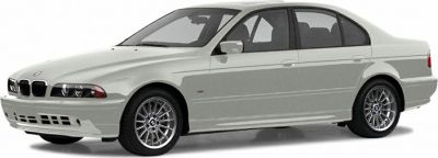 Front-side profile of a sporty luxury sedan with alloy wheels and side mirrors.