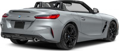 Convertible rear view with dual exhaust and black alloy wheels