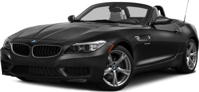 Convertible front angle with kidney grille and alloy wheels