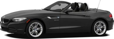 Black convertible roadster with sporty alloy wheels and sleek design
