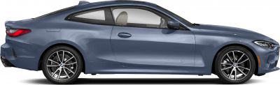 Sleek side profile with aerodynamic lines and alloy wheels.