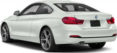 Rear view with distinct taillights and dual exhaust of a sporty coupe