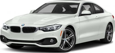 Front fascia and alloy wheels of sleek coupe
