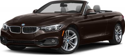 Front angle of convertible with open roof, headlights, and alloy wheels