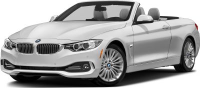 Front angled view with kidney grille and alloy wheels