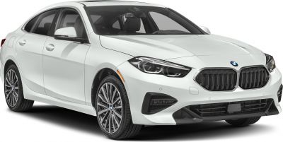Front quarter view with kidney grille and LED headlights