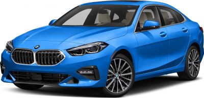Front grille and alloy wheels of a blue modern sedan
