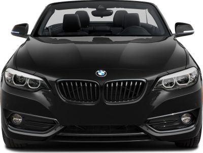 Front view featuring headlights and kidney grille