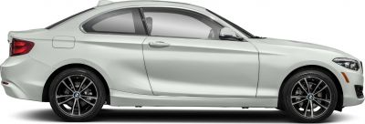 Side profile with sporty alloy wheels and coupe design