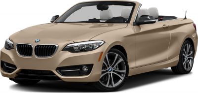 Front grille, headlights, and alloy wheels of a convertible