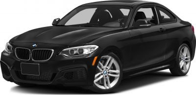 Front and side view with kidney grille and alloy wheels