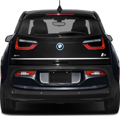 Rear view with distinctive LED tail lights and rear design.