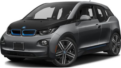 Front fascia and side profile of a compact electric hatchback