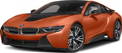 Front-angle view with aerodynamic styling and futuristic headlights