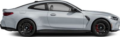 Side profile with black multi-spoke alloy wheels and sporty coupe design