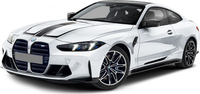 Front view with large grille and sleek LED headlights