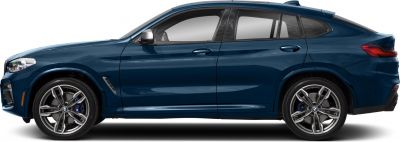 Side profile with alloy wheels and aerodynamic coupe SUV design