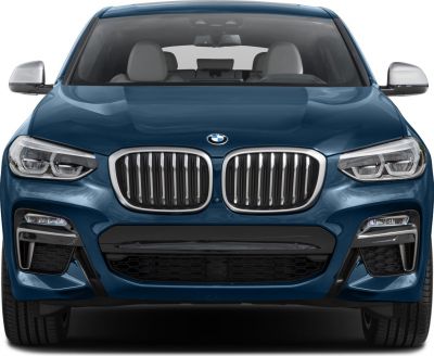 Front view showing kidney grille and LED headlights
