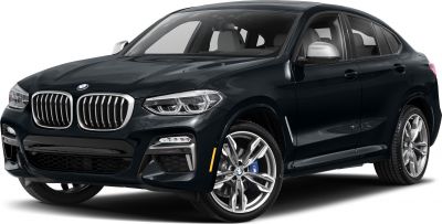 Front angled view with kidney grille, LED headlights, alloy wheels