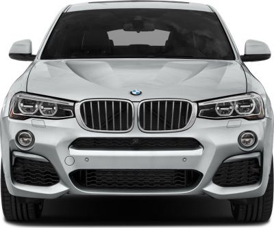 Front view with kidney grille and dual distinctive headlights