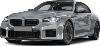 Front view with LED headlights and aggressive bumper