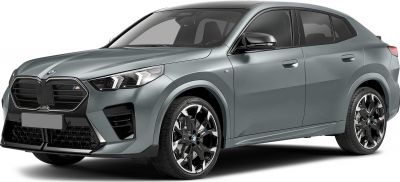 Front side profile with sharp LED headlights and alloy wheels