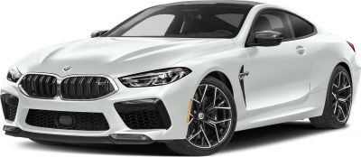 Front view showcasing kidney grille, aggressive headlights, and sporty alloy wheels.
