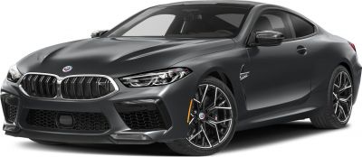 Front grille, headlight design, and sport alloy wheels of a coupe
